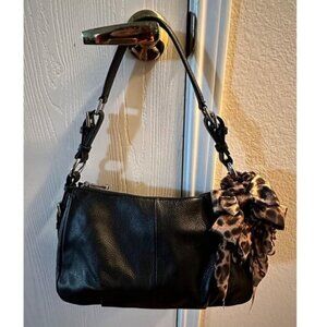 🆕Womens Black Genuine Leather Shoulder Bag Top Handle Handbag Ladies Purses